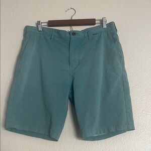 Hurley  x Nike Dri-Fit Men's Chino Hybrid Sage Green 9” Shorts, Men’s 34